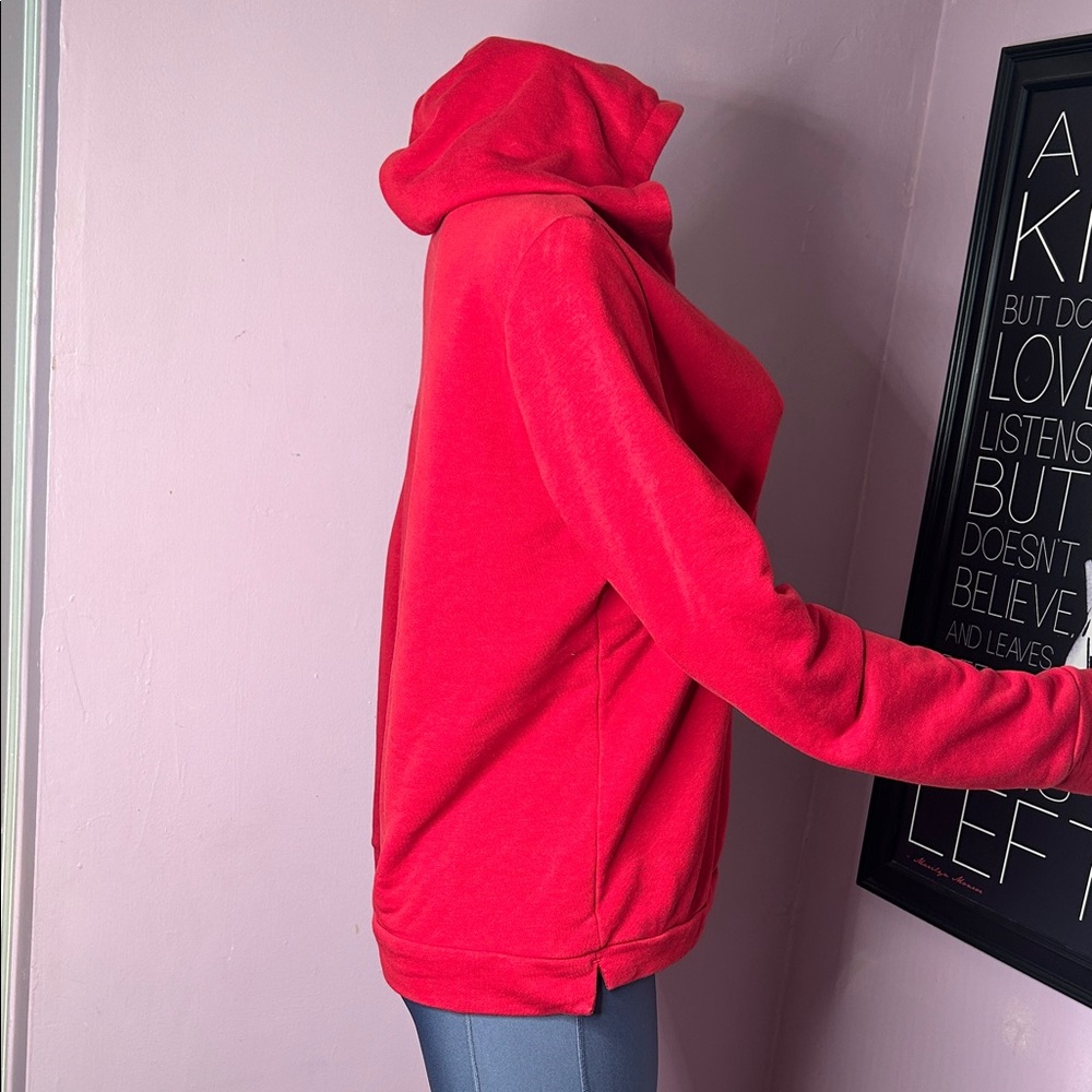 Adidas Women's Bold Red Hoodie - Picture 2 of 5